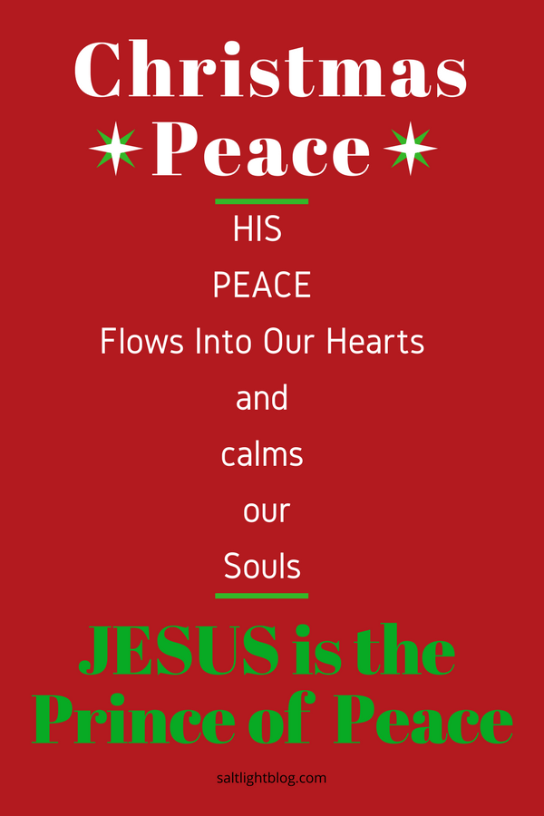 Jesus the Prince of Peace at Christmas and Forever